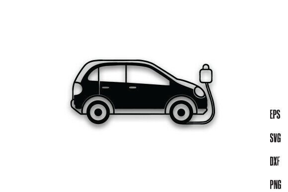 Download Electronic Car Line Art Silhouette PNG - Silhouette Collection