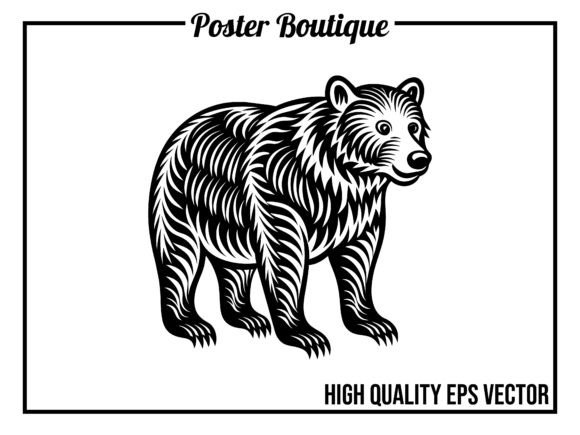 Download Bear Graphic Vector EPS - Vector Collection
