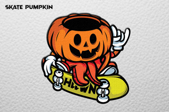Download Pumpkin Skate Vector Graphic - Vector Collection