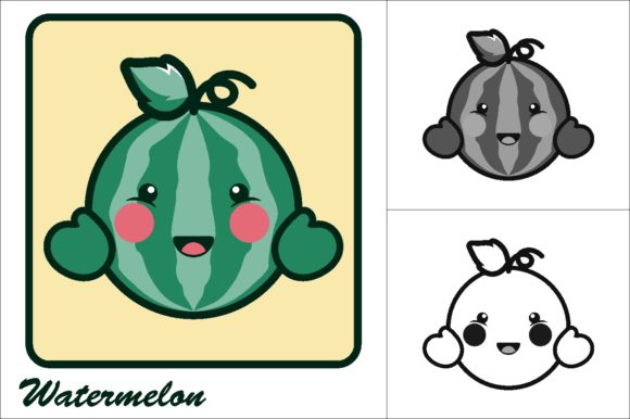 Download Watermelon Vector Illustration Icon - Vector Collection