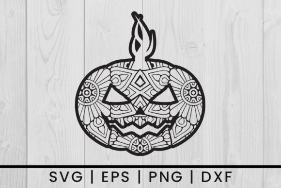 Download Halloween Pumpkin Mandala SVG Vector - Vector Collection