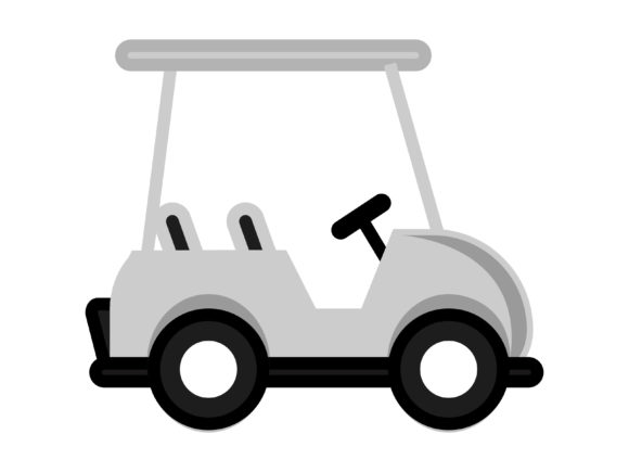 Download Golf Car Vector Icon - Vector Collection