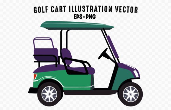 Download Club Car Vector, Golf Cart Illustration - Vector Collection