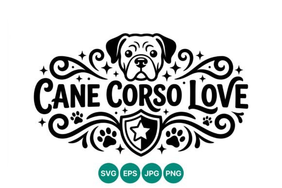 Download Cane Corso Love Dog Vector Art - Vector Collection