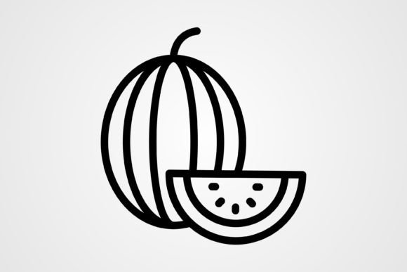 Download Watermelon Vector Icon Design - Vector Collection