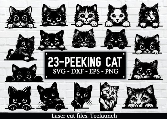 Download 23-PEEKING CAT SVG Bundle - Svg Collection