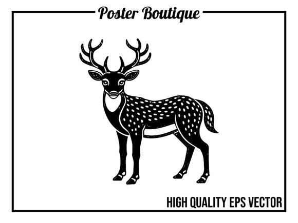 Download Deer Graphic Vector EPS - Vector Collection