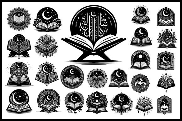 Download Islamic Quran Silhouettes Vector Graphic - Vector Collection