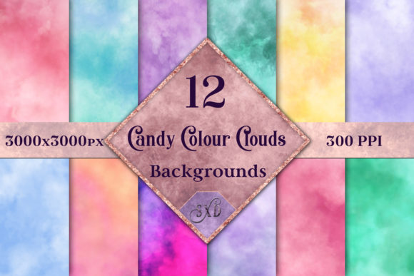Download Candy Colour Clouds - 12 Background Images - Image Collection