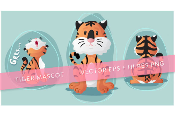 Download Little Tiger Vector Illustration - Vector Collection
