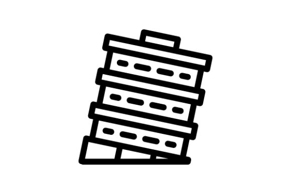Download Pisa Tower Line Icon Design Vector - Vector Collection