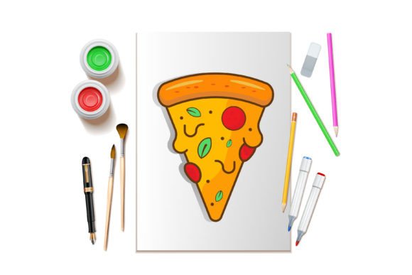 Download A Slice of Pizza Vector Art - Vector Collection