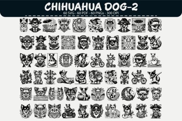 Download Chihuahua Dog Vector Clipart – 60 Design - Vector Collection