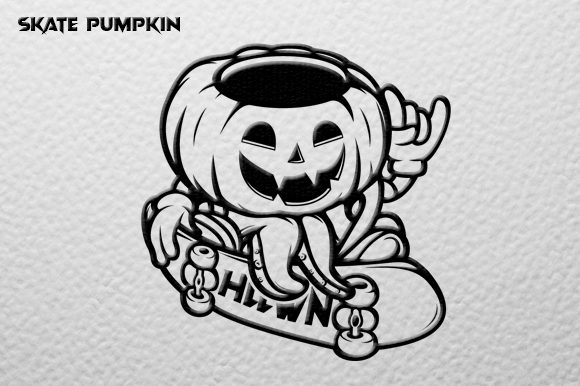 Download Pumpkin Skate Vector Graphic - Vector Collection