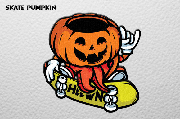 Download Pumpkin Skate Vector Graphic - Vector Collection