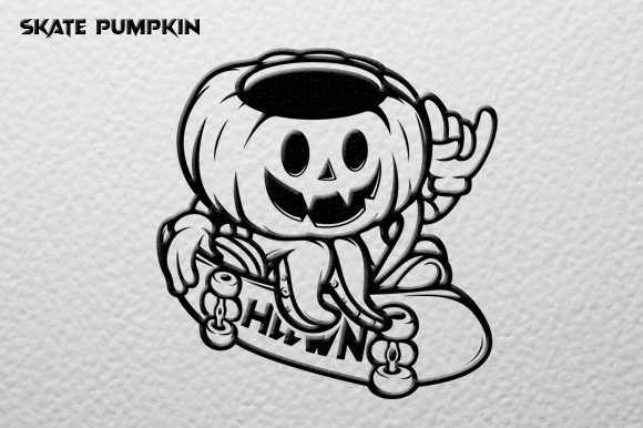 Download Pumpkin Skate Vector Graphic - Vector Collection