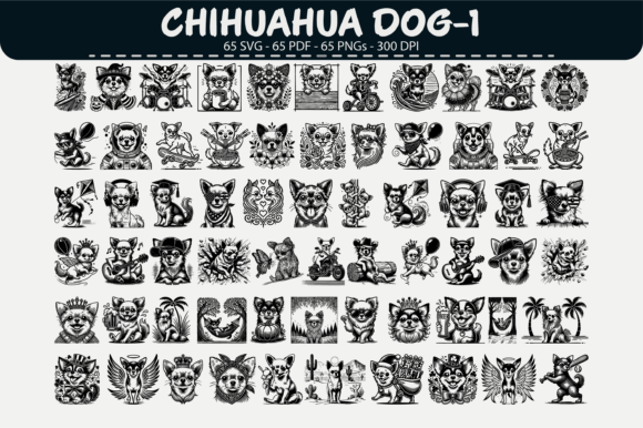 Download Chihuahua Dog Vector Clipart – 65 Design - Vector Collection