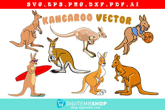 Download Kangaroo Vector Art Design - Vector Collection