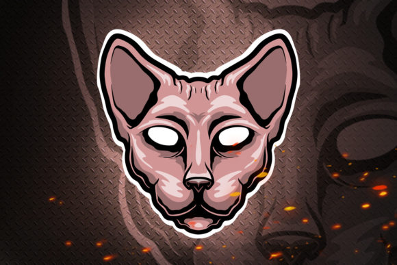 Download Spinx Cat Animal Head Vector - Vector Collection