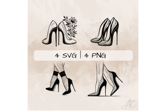 Download Heels SVG Bundle, Shoes PNG - Premium Resources