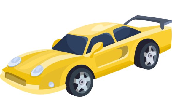 Download Race Winner Car. Vector Illustration of - Vector Collection