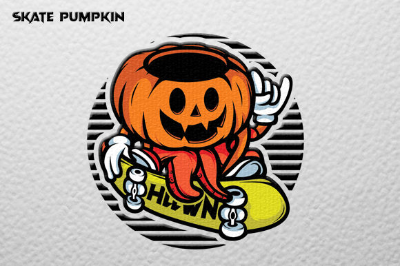 Download Pumpkin Skate Vector Graphic - Vector Collection