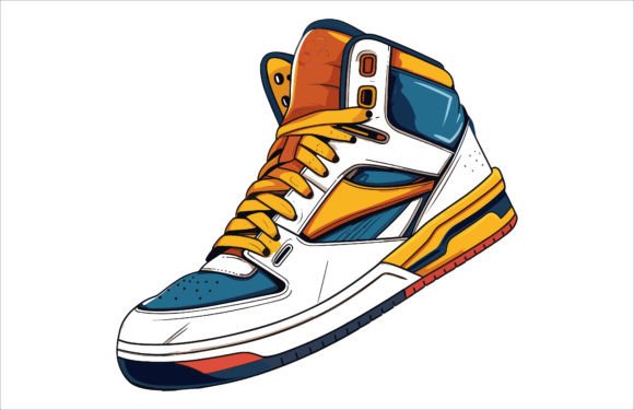 Download Basketball Shoes Vector Illustration - Vector Collection