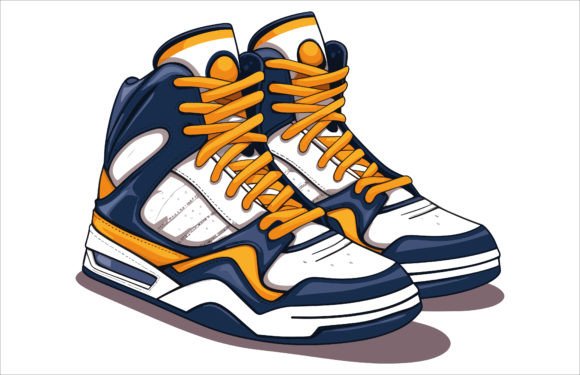 Download Basketball Shoes Vector Illustration - Vector Collection