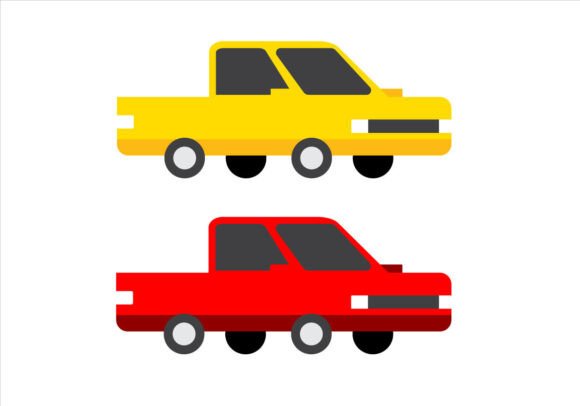 Download Red Sports Car Art Vector Illustration - Vector Collection