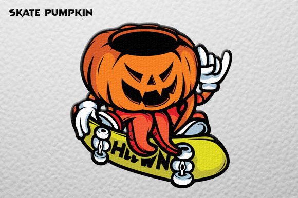 Download Pumpkin Skate Vector Graphic - Vector Collection