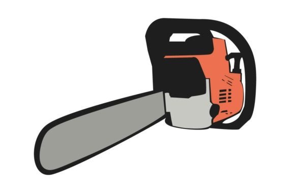 Download Illustration Vector Graphic of Chainsaw - Vector Collection