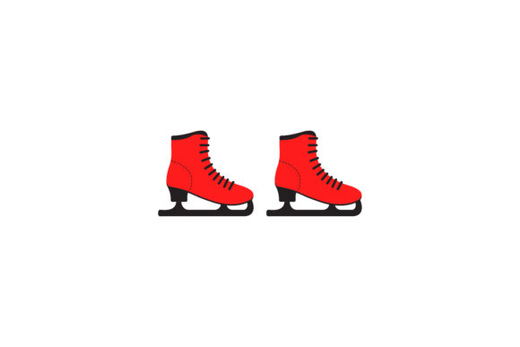 Download Christmas Asset Ice Skating Shoes Vector - Vector Collection
