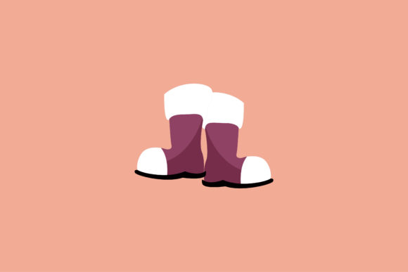 Download Christmas Beautiful Santa Shoes Vector - Vector Collection