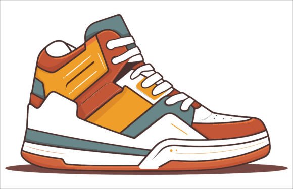 Download Basketball Shoes Vector Illustration - Vector Collection