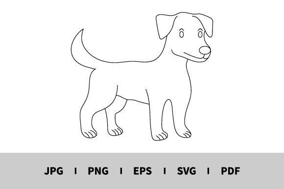 Download One Line Drawing of Dog Vector - Vector Collection