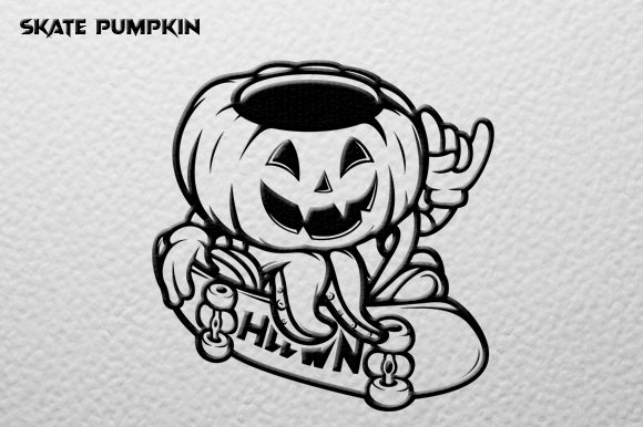 Download Pumpkin Skate Vector Graphic - Vector Collection