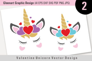 Download Valentine Unicorn Vector Design - Vector Collection