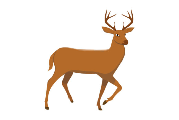Download Deer Vector Design Fill - Vector Collection