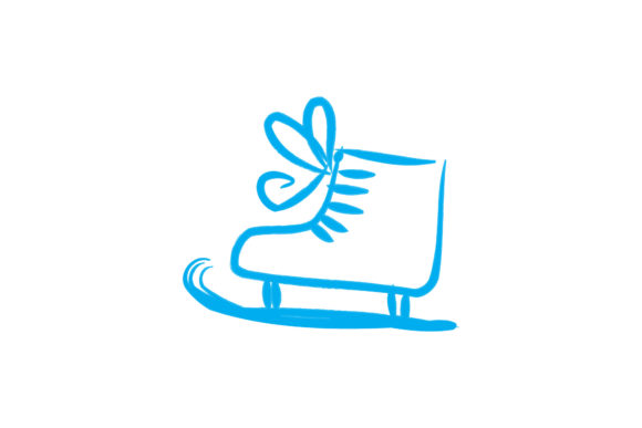 Download Christmas Icon Ice Skating Shoes Vector - Vector Collection