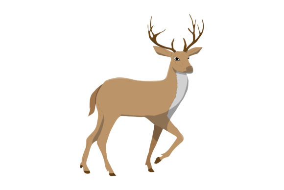 Download Deer Vector Design Fill - Vector Collection