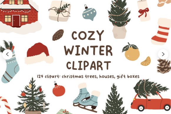 Download Christmas Vector Clipart Winter New Year - Vector Collection
