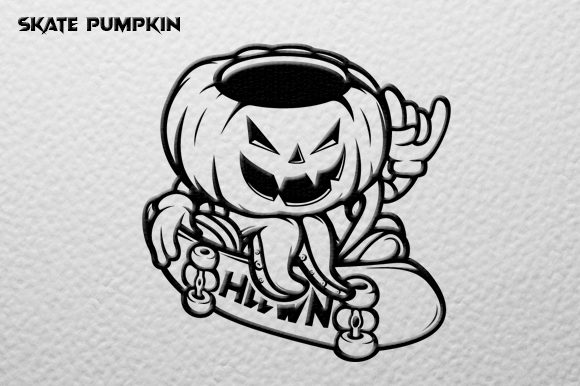 Download Pumpkin Skate Vector Graphic - Vector Collection