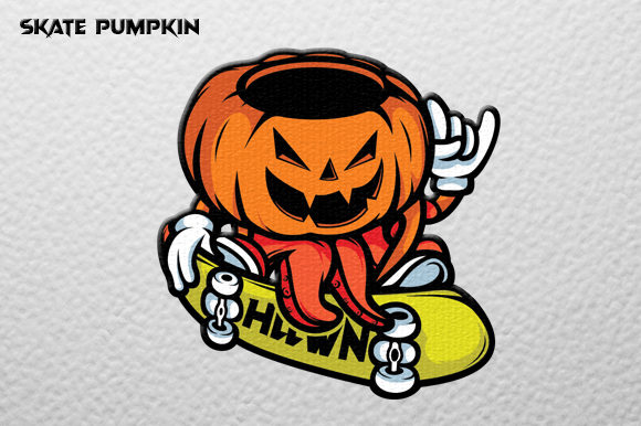 Download Pumpkin Skate Vector Graphic - Vector Collection