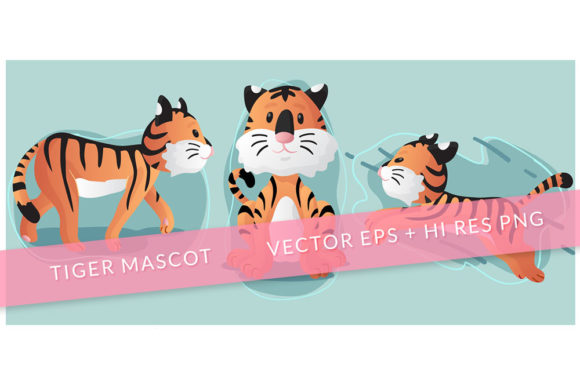 Download Little Tiger Vector Illustration - Vector Collection